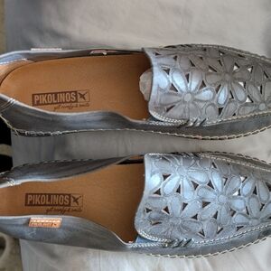 Pikilinos Slip On Flats , Size 39, Good Condition, Blue Grey